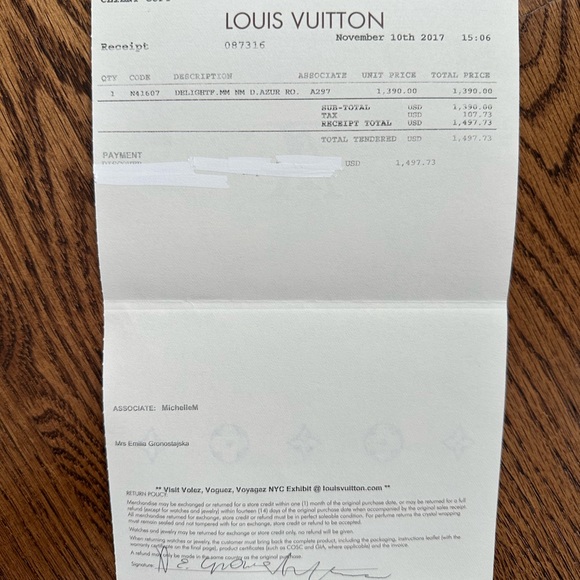 Louis Vuitton Delightful MM Bag Damier Ażur N41607 - Picture 5 of 16